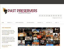 Tablet Screenshot of pastpreservers.com